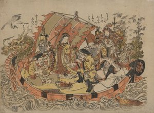 Les sept dieux chanceux, entre 1775 et 1780 - Shigemasa Kitao