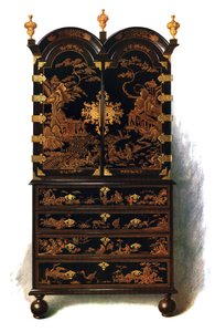 Cabinet laqué, 1905 - Shirley Charles Llewellyn Slocombe