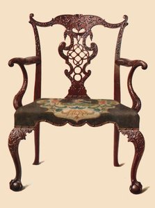 Chaise en acajou, 1906
