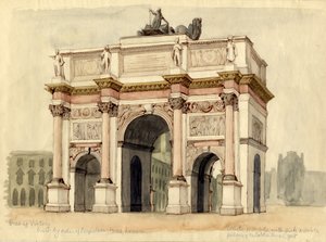 Arc de la Victoire, vers 1950