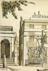Maisons géorgiennes, Londres, vers 1950