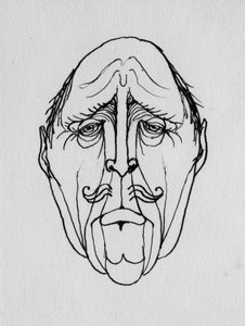 Visage grotesque, 1952