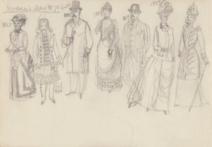 Costume historique, c1950 - Shirley Markham
