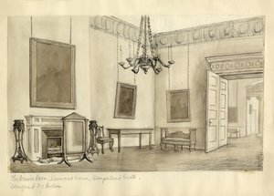 La Salle de musique, Kenwood House, Hampstead Heath, vers 1950 - Shirley Markham