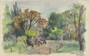 Waterlow Park, Highgate, vers 1950 - Shirley Markham