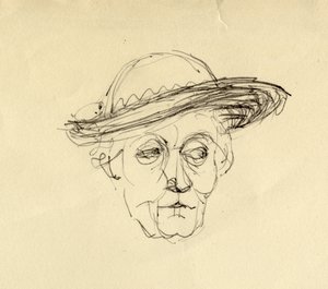 Femme au chapeau - Shirley Markham