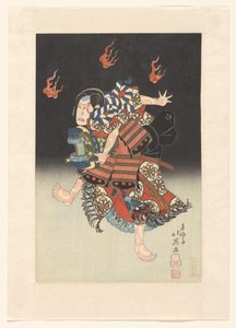 Nakamura Shikan II en tant que renard (kitsune) Genkurô dans la pièce de théâtre 