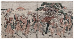 Sept Divinités du Bonheur - Shunsen Katsukawa