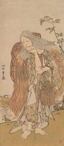 Ichikawa Danjuro V dans le rôle de Shiromasu-baba, 12ème mois, 1786