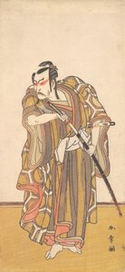 Ichikawa Danzo III en samouraï tirant une épée, vers 1772 - Shunsho