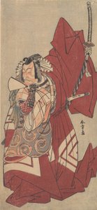 Acteur de Kabuki Ichikawa Danjuro V dans un rôle de Shibaraku Arrêtez-vous là! - Shunsho