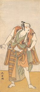 Le premier Bando Mitsugoro en homme désarmé, 1774 ou 1775 - Shunsho