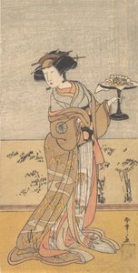 Le Premier Nakamura Tomijuro dans le rôle de Shigenoi, 10ème mois, 1777 - Shunsho