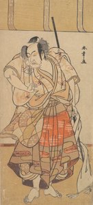 Le premier Onoe Kikugoro en homme en colère, ca. 1772 - Shunsho