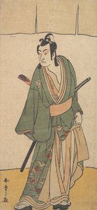 Le deuxième Ichikawa Monnosuke dans le rôle de Soga no Juro Sukenari, 2e mois, 1785 - Shunsho