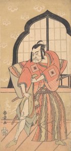 Le Troisième Ichikawa Danzo en samouraï vêtu d