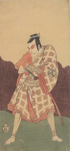 Le troisième Matsumoto Koshiro dans le rôle de Matsuomaru dans Sugawara - Shunsho