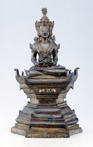 Bouddha en tant que guérisseur, culture Lan Na - Siamese School