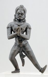Divinité démoniaque, culture de Lopburi (bronze)