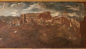 Vue du Palais Royal, vers 1760