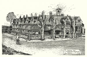 Vue générale, hospices de Hungerford, Corsham - Sidney Heath