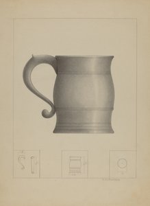 Chope en étain - Sidney Liswood