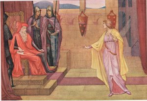 Irmingard et son père. Mon père dit, "cela, ou le cloître et le voile".