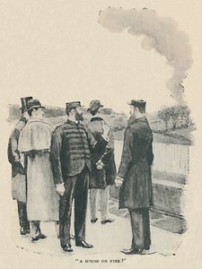 Une maison en feu, 1892