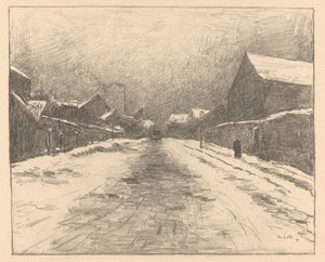 Rue enneigée