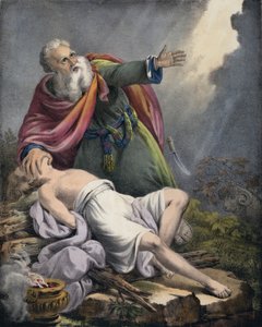 Abraham offrant son fils Isaac