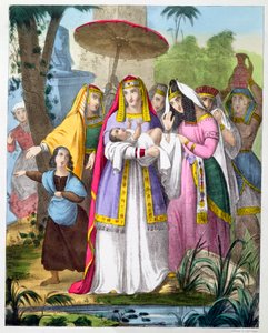Moïse sauvé par la fille de Pharaon, années 1870