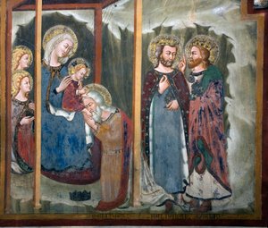 Adoration des Mages - Sienese School