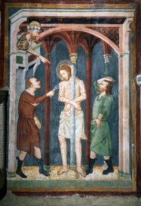 La flagellation - Sienese School