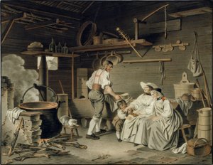 La visite de la cabane d