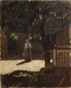 Châtaignier dans la cour de la ferme