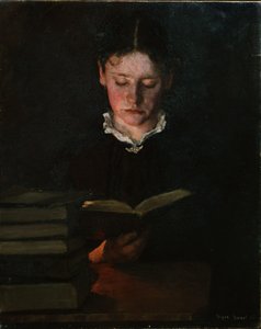 Femme lisant - Signe Scheel