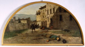Lunette de la guerre, Oratoire de Canton, Modigliana, Émilie-Romagne
