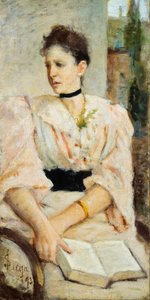 Portrait de Paola Bandini - Silvestro Lega