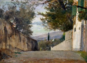 La Salita del Pellegrino à Florence - Silvestro Lega