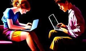 jeunes gens travaillant