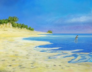 Course sur la plage