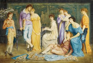 Un prélude de Bach, 1868 - Simeon Solomon