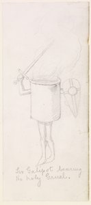 Sir Galipot portant le saint Gruel, c.1855-59 - Simeon Solomon