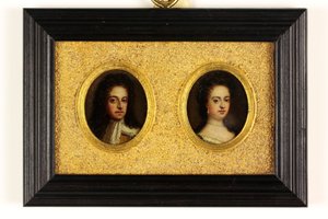 Roi Guillaume III et Reine Marie II - Simon (attr.to) Du Bois