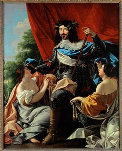 Louis XIII, roi de France et de Navarre ... (peinture sur toile) - Simon (circle of) Vouet