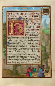 Rand mit Abraham und Isaak - Simon Bening