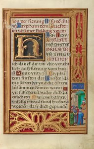 Rand mit Jeremia vor Johoiakim - Simon Bening