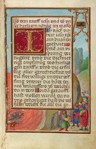 Bordüre mit der Überquerung des Roten Meeres - Simon Bening