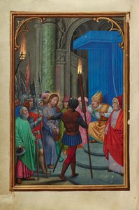 Le Christ devant Caïphe - Simon Bening