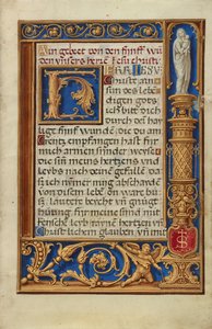 Geschmückte Textseite - Simon Bening